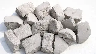 Pure Fluffy Rock Cement Sand | Dry Floor Crumbling ASMR 🤍