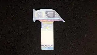 Geldscheine falten für Geldgeschenke 🔨 Hammer 🔨 Geld falten zum Geburtstag & Vatertag