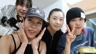 leejung, noze and hyojin choi at aiki&rsquo;s housewarming party reacting to street woman fighter s2
