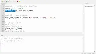 Three ways of creating a list