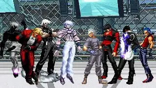 [KOF Mugen] Memorial | K9999 & Iori Team vs Rugal & Mizuchi Team [ 4vs4 ]