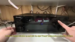 How To Reset Pioneer VSX-1020 Home Theatre Receiver To Default