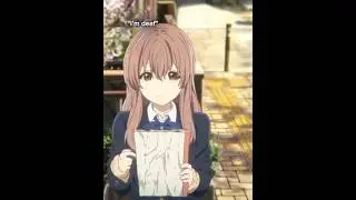 A Silent Voice🥹🫶🏻 #silentvoice #asilentvoice #ishida #shoyaishida #shoko #anime #love #deaf