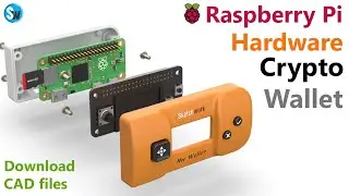 Raspberry pi Zero Hardware crypto wallet Enclosure design | DIY Project 2022