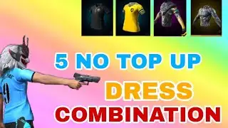 Top 5 NO TOP UP DRESS COMBINATION LIKE PRO 😁