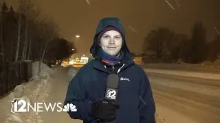 Flagstaff still seeing snowfall as storm moves through northern Arizona