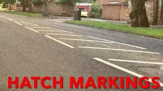 Hatch Markings and Chevron Markings with Broken/dotted or Solid borders.