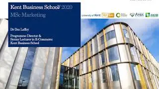 Study MSc Marketing at Kent Business School 2020