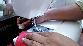 Janome 8200 say folding D foot ka istamal#foryou 🙃
