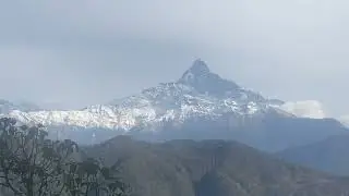 Annapurna range view from naudanda