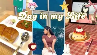 Day in my life 𐙚 Aesthetic Vlog✨| Day out Vlog 🌱grwm, cooking🧁 & more 🍓#minivlog #food  #aesthetic 