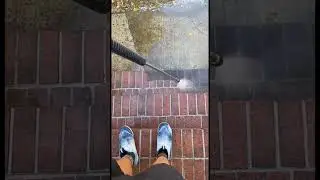 4gpm turbo nozzle brick cleaning, ￼#Satisfying #pressurewashing #softwash #Turbonozzle