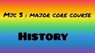 PPU UG Sem-3 PYQ 2024 (MJC3: Major Core Course) History #ppu#pyq#sem3#ug#mjc#history#exam#ugsem3#his