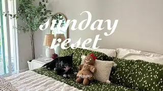chill sunday reset ❄️ vlogmas day 10 *cleaning & organization motivation*