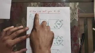 Full wave bridge rectifier by Vikash sir