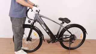 NR-7 HL Men's Electric Bike | Black & Gray Design with Frame | High-Performance E-Bike
