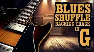 Fast Blues Shuffle Backing Track in G | 130 BPM | Jam Track