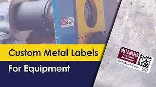 Custom Metal Labels for Equipment