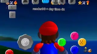 FIRST MARIO VIDEO!!! Sm64 coop dx render97 + daynight Cycle