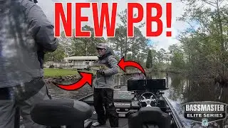 MY BIGGEST BASS IN AN ELITE DERBY! -2025 Pasquotank River Bassmaster Elite Series Tournament Day 3
