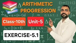 Arithmetic Progressions Unit 5 class10th | #viralvideo #viral #maths #class10th #youtube