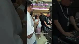 NATTI NATASHA en Puerto Rico cantando en directo #NattiNatasha #PuertoRico #showcase #directo
