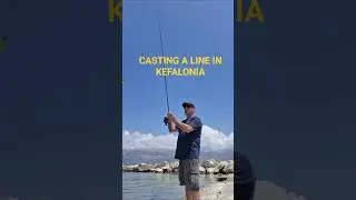Fishing in Kefalonia@RandomAnglingwithRickTracen #shorts