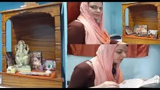 INDIAN MOM MORNING POOJA ROUTINE ||MANDIR CLEANING ROUTINE ||सन्तोषी माता की कथा