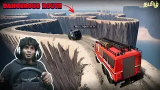 BeamNG Drive Dangerous Delivery Mission on Cliffside Road | Tamil Gameplay