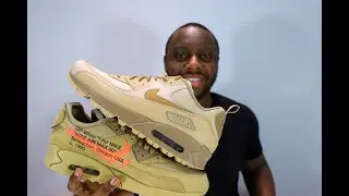 Air Max 90 Surplus Vs Off White Desert Ore On Feet Review - MicroSchopes 004 - Schopes Sneaker
