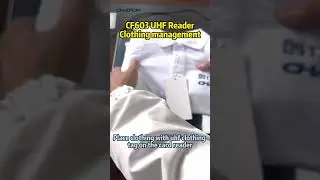 retail clothes management #rfid #uhf #rfidreader