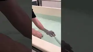 UNDERWATER MASSAGE GUN??  Eliminate any fatigue you feel after swimming or running underwater.