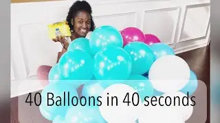 Bunch O Balloons Self Sealing Balloons | Review | Shocking Results |Blow 40 balloons in 40 seconds