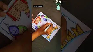 Hindi Diwas Drawing / Hindi Diwas Drawing Easy Steps / Hindi Diwas Poster Drawing #shorts #short
