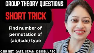 Csir net || IITJAM question ||Find number of Permutation of such type