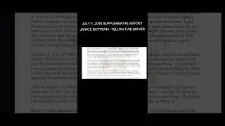Gypsy-Rose case July 1, 2015 Supplemental Report Janice Buttram Yellow Cab driver 