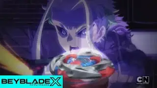 Beyblade X Ep 77 Dub | Khromes Vision | Blue Dragon & Dread Dragon 