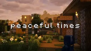 quiet morning in a small minecraft village 🌿 | Music & Ambience