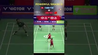POWERFUL SMASH BY GUO XIN WA (CHN) #badminton #menraket