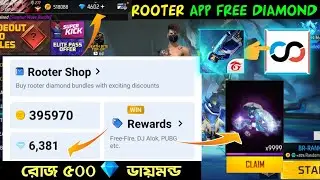 How To Use Rooter App For Free Fire Diamonds | Rooter App Se Diamond Kaise Le | Rooter App Free Fire