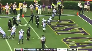 UNC Football: Highlights vs. ECU
