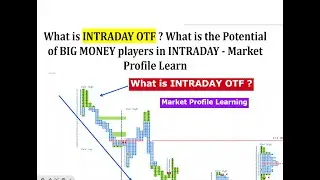 What is INTRADAY OTF ? What is the Potential of BIG MONEY players in INTRADAY - Market Profile Learn