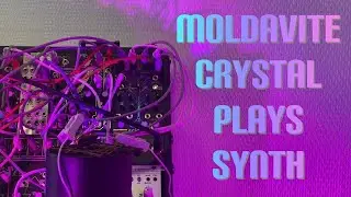 Five Minutes Of Moldavite Playing Eurorack Modular Synthesizer: Heart Chakra Opening Meditation
