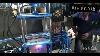 New Automatic Hydraulic Multi shot Firecrackers Mud Filling Machine l Infinity Hydraulics