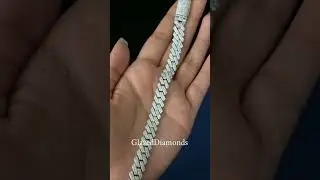 Trending Fully Studed Moissanite Cuban Link Moissanite Bracelet  ⛓️💯 #moissanite