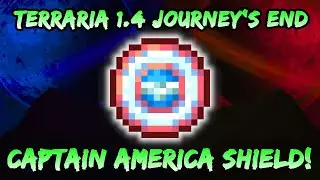 NEW Sergeant United SHIELD in Terraria Journey's End 1.4! Marvel Captain America Shield! Melee Class
