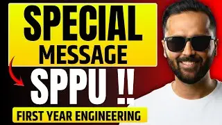Special Message for SPPU Student|Semester 01|Pradeep Giri Sir