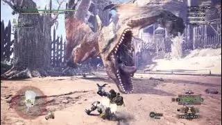 Tigrex Arena Battle! Monster Hunter World Iceborne!