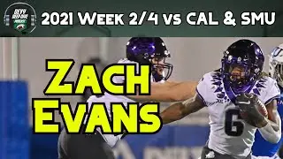 Zach Evans Weeks 2 & 4 vs CAL & SMU 2021