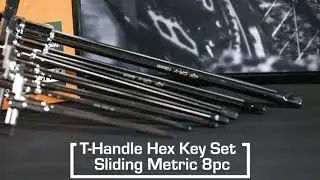 SP Tools USA T- Handle Hex Key Set - Sliding - Metric - 8PC - SP34710